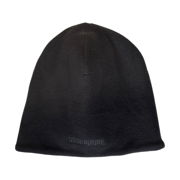 lululemon athletica Other - Lululemon Men’s Fleece Beanie - Black / Dark Grey - Size L/XL